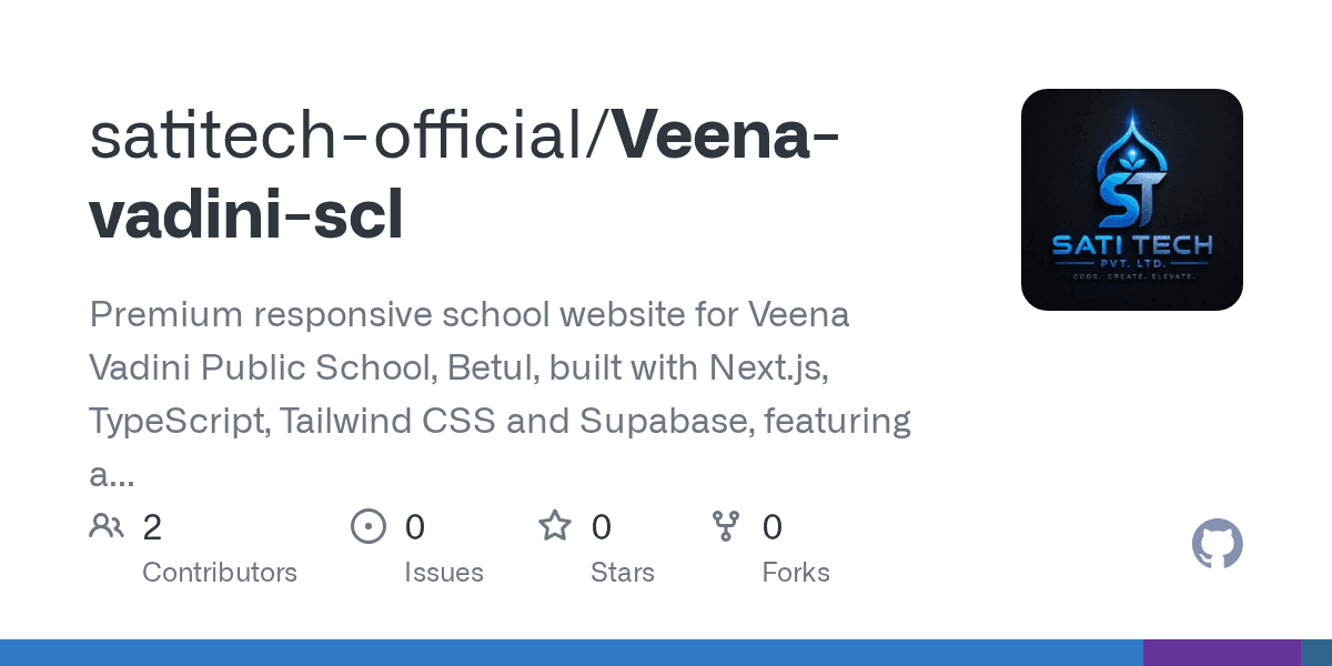 Veena Vadini Scl project interface preview by Sati Tech