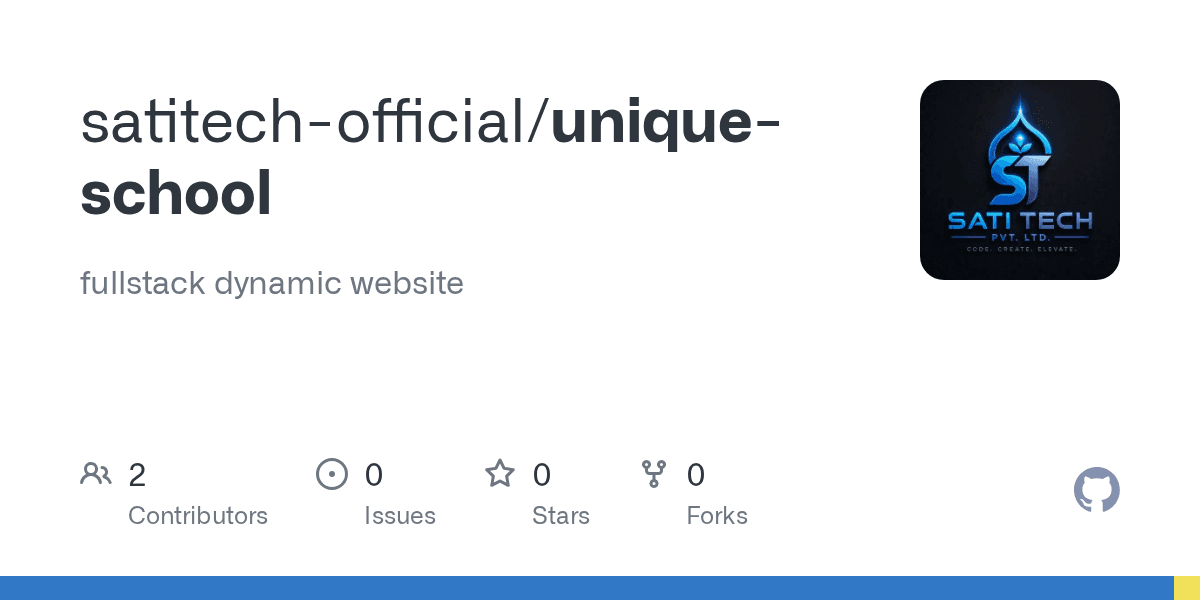 Unique School project interface preview by Sati Tech