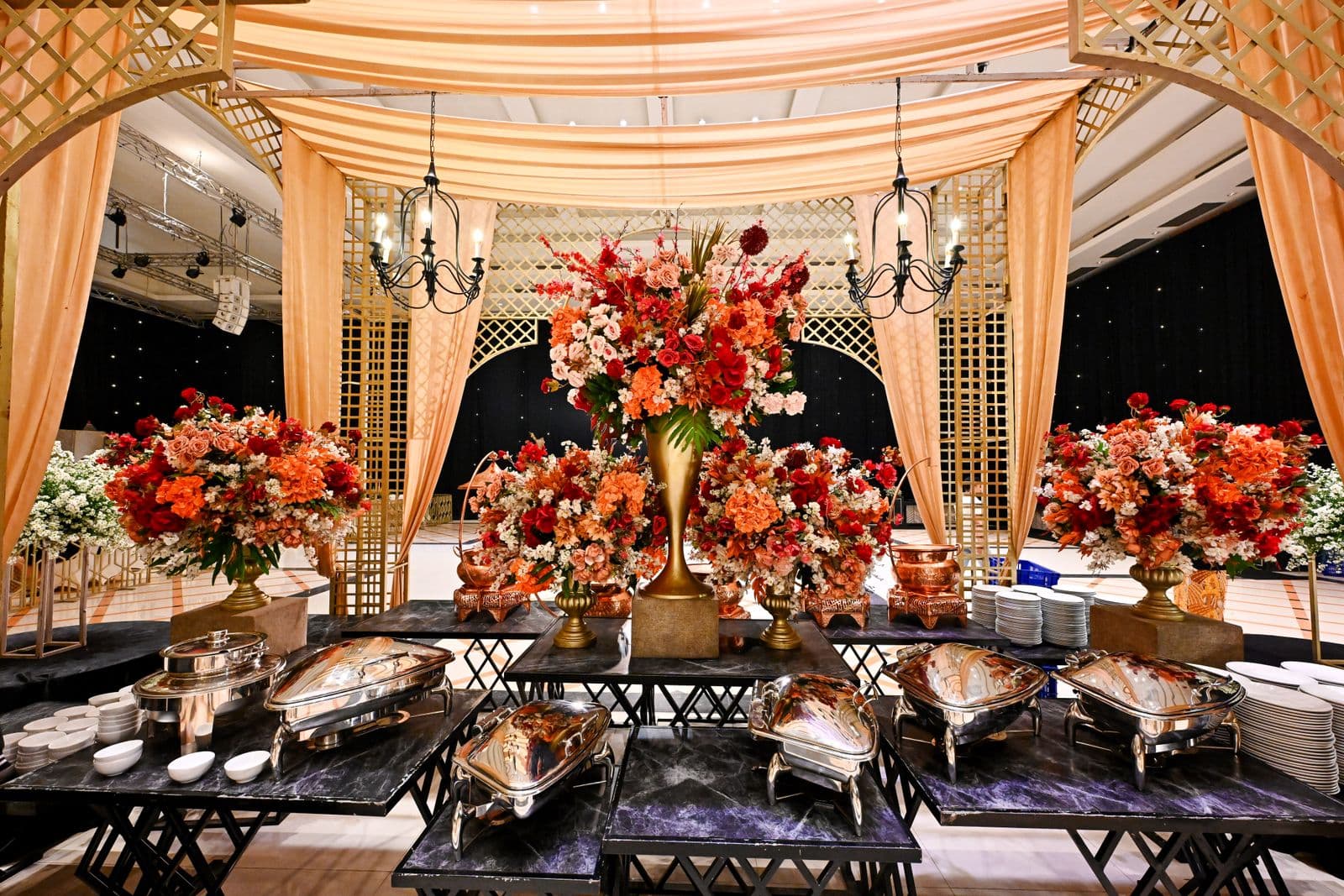 Luxury Catering project interface preview by Sati Tech